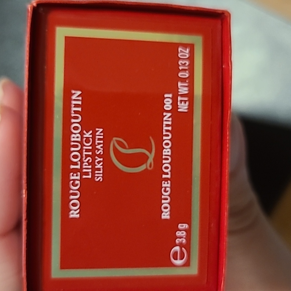 Christian Louboutin Rouge Silky stain Lipstick 001 - Picture 2 of 7